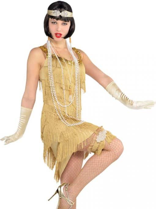 Champagne Gold Flapper Costume