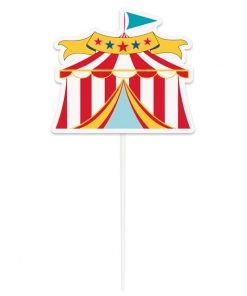 Circus Carnival Party Cake Topper