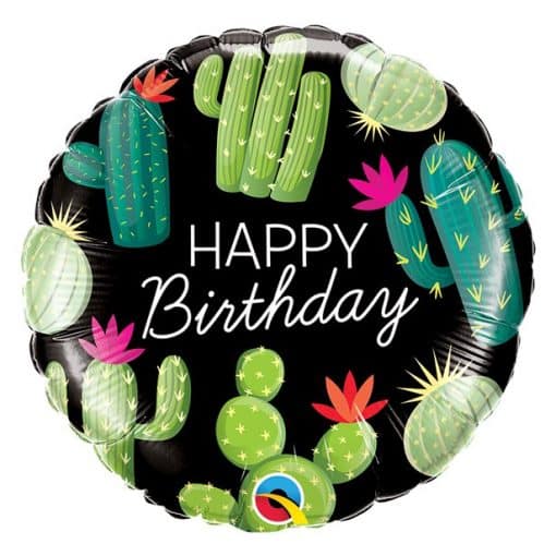 Happy Birthday Cactus Balloon