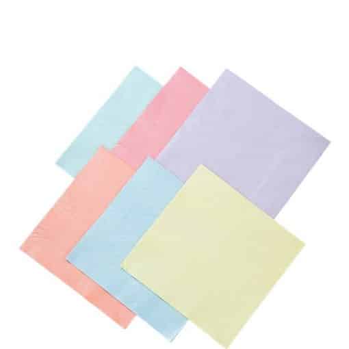 Pearlised Pastel Paper Napkins