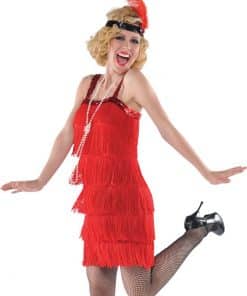 Red Flapper Adult Costume