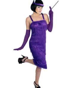 Roaring 20's Purple Flapper Costume