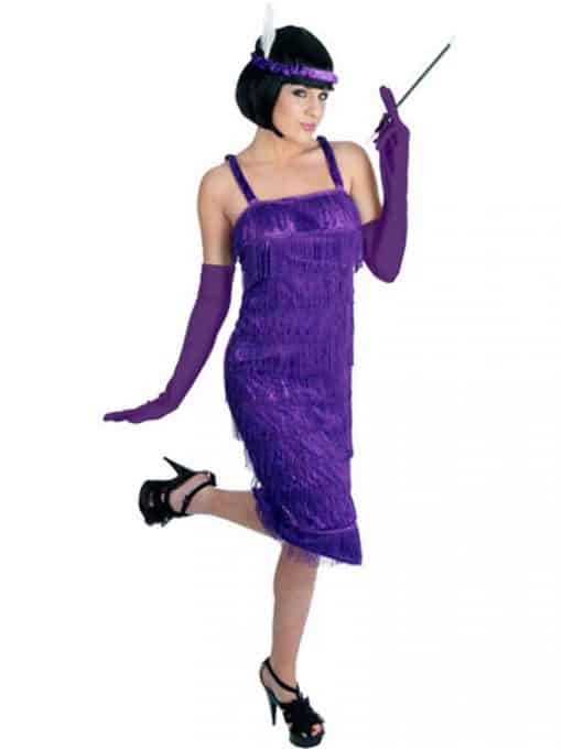 Roaring 20's Purple Flapper Costume