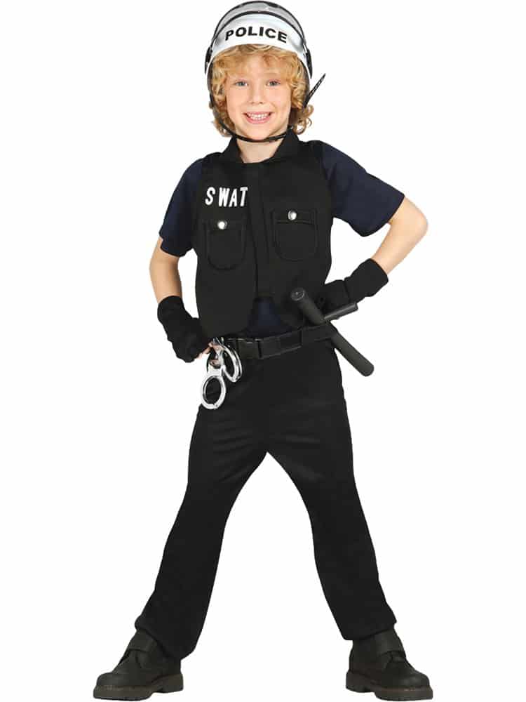 S.W.A.T Child's Costume, Police Hats - Fun Party Supplies