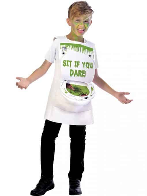 Slimy Toilet Child Costume