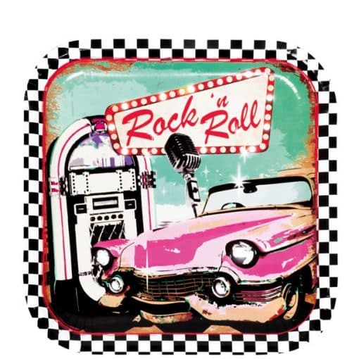 Party Supplies Rock Roll Theme Table Confetti Music Cars 50s 60s