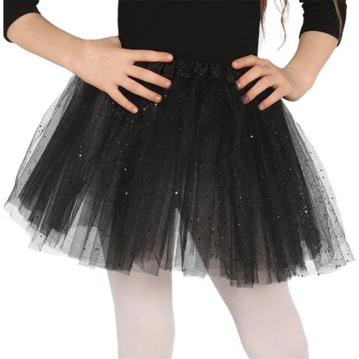 Child Black Glitter Tutu