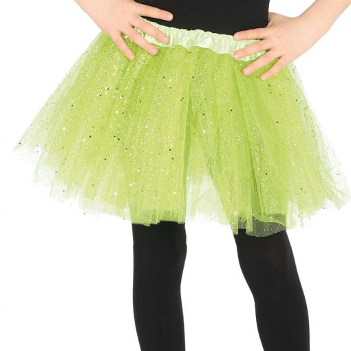 Child Green Glitter Tutu