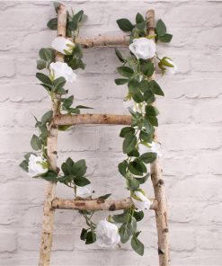 White Rose Garland