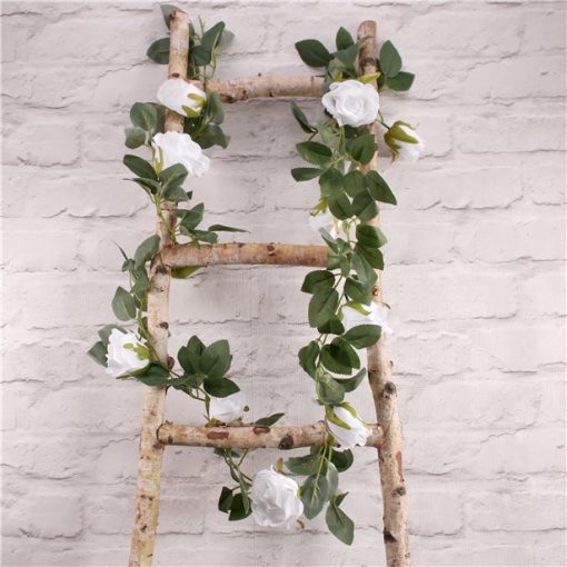 White Rose Garland