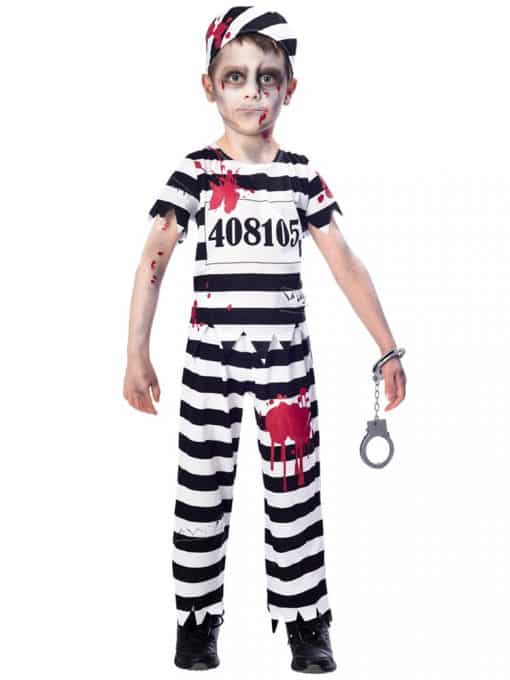 Zombie Convict Boy Costume