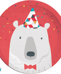 Arctic Party Polar Bear Paper Plates