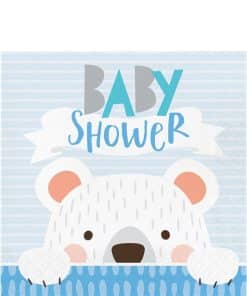 Birthday Bear Baby Shower Lunch Napkins