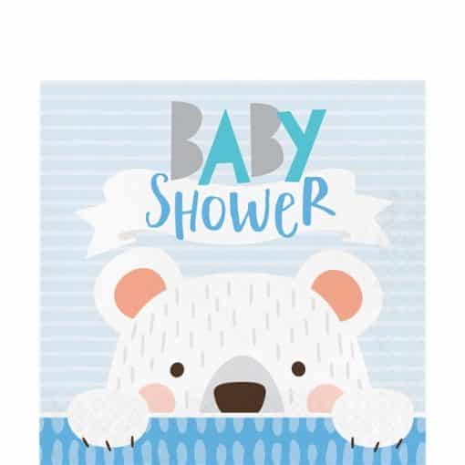 Birthday Bear Baby Shower Lunch Napkins