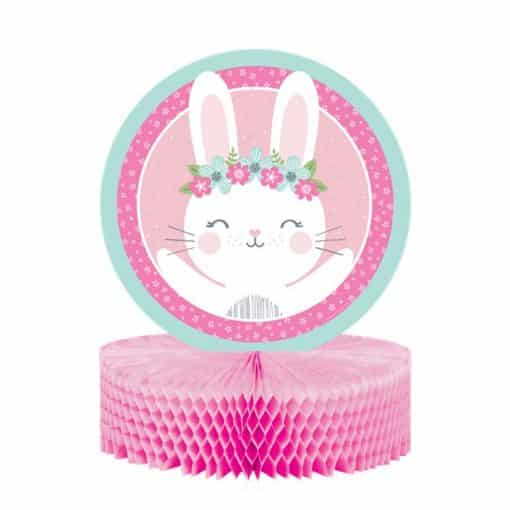 Birthday Bunny Party Honeycomb Centrepiece