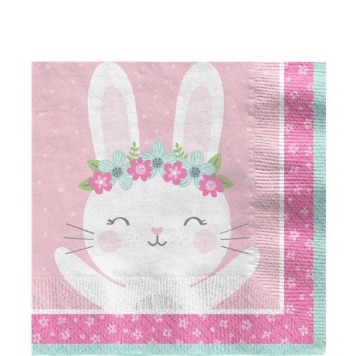 Birthday Bunny Party Lunch Napkin