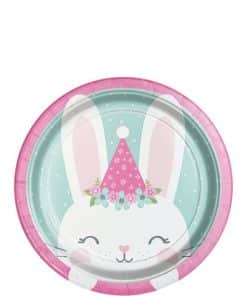 Birthday Bunny Party Lunch Plate