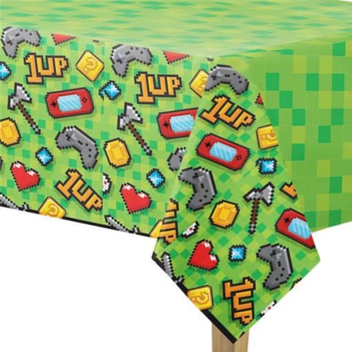 Game On Party Plastic Tablecover