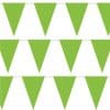 Lime Green Plastic Bunting