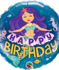 'Happy Birthday' Mermaid Balloon