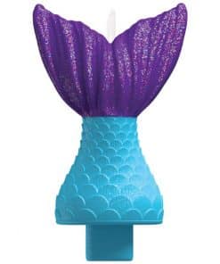 Mermaid Wishes Party Tail Birthday Candle