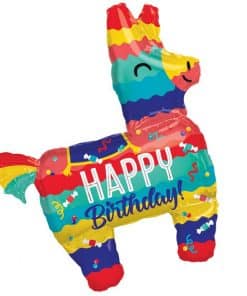 Piñata Happy Birthday Supershape Balloon