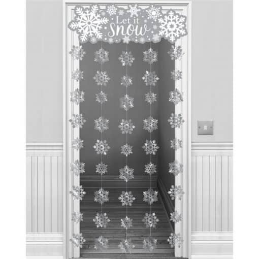 Let It Snow Door Curtain