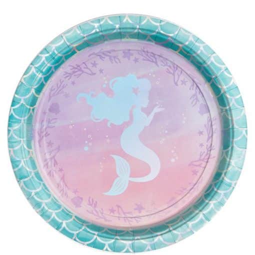 Mermaid Shine Paper Plates