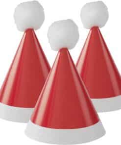 Mini Pom Pom Santa Hat Party Hats