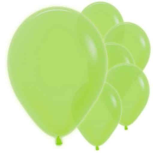 Neon Green Balloons