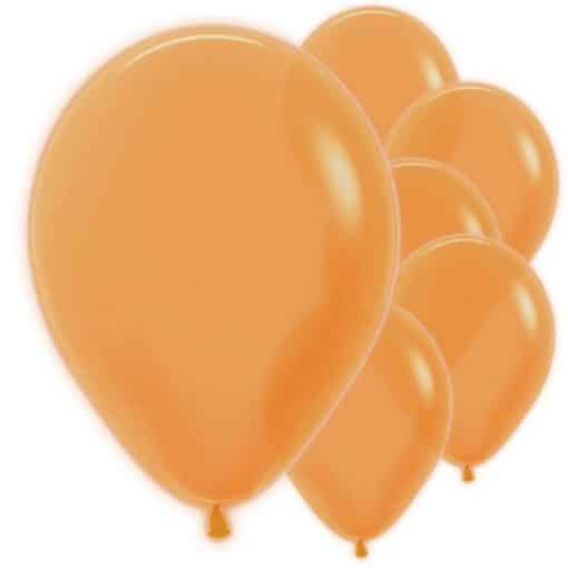 Neon Orange Balloons