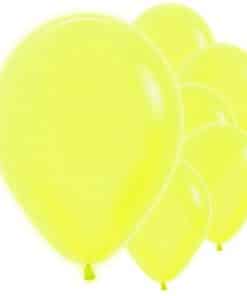 Neon Yellow Balloons