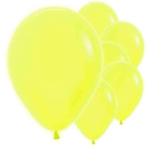 Neon Yellow Balloons