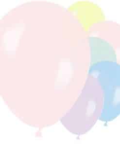 Pastel Matte Assorted Latex Balloons