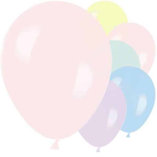 Pastel Matte Assorted Latex Balloons