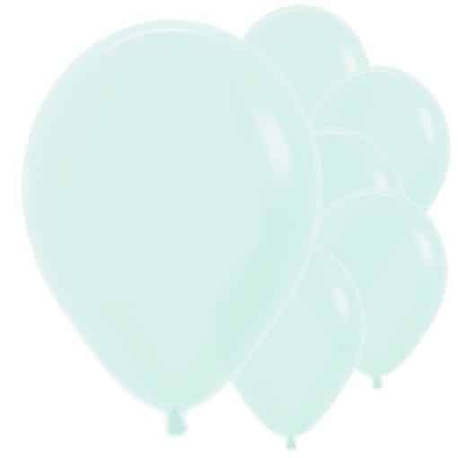 Pastel Matte Green Balloons