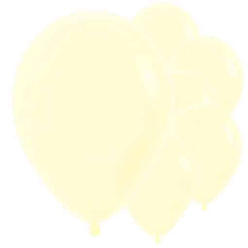 Pastel Matte Yellow Balloons