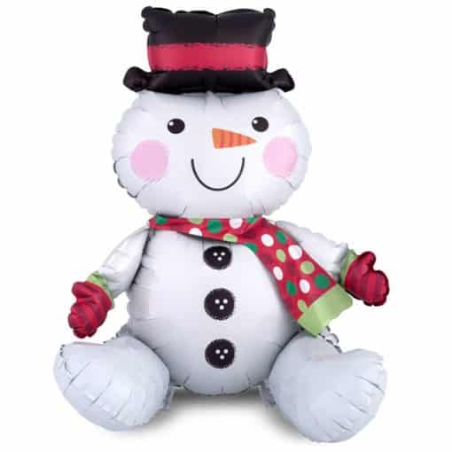 Sitting Snowman Balloon