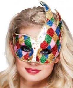 Carnival Jester Masquerade Mask