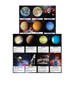 Space Blast Party Fun Fact Cards