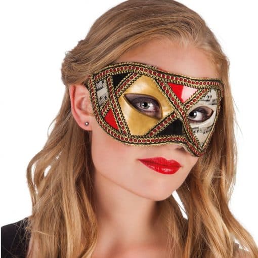 Venetian Music Masquerade Mask