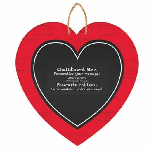 Chalkboard Heart Hanging MDF Sign