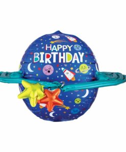 Happy Birthday Space Galaxy Giant Foil Balloon