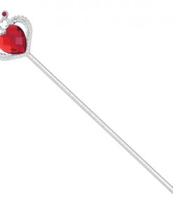 Heart Wand with Red Gem