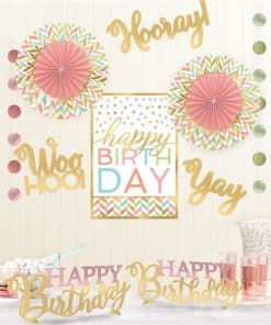 Confetti Fun Birthday Room Decorating Kit