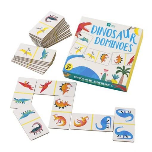 Little Dino Party Dominoes Game