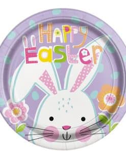 Lilac Easter Paper Plates