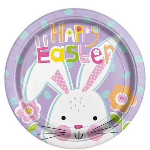 Lilac Easter Paper Plates