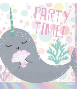 Narwhal Party Paper Napkins