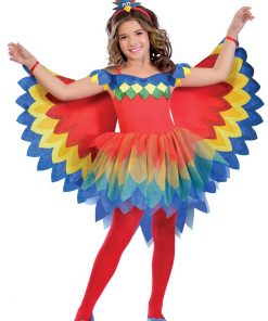 Pretty Parrot Fairy Child Costume